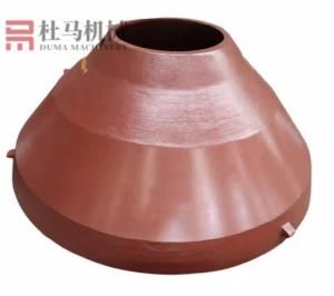 High Manganese Bowl Liner Suit HP200 Cone Crusher Spare Parts