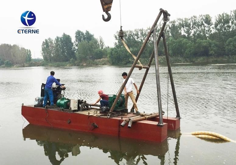 Eterne 6 Inches Gold Dredge Alluvial Gold Mining Equipment Suction Dredge Placer Concentrator River Power Jet Dredge Ore Prospecting Mining Machinery