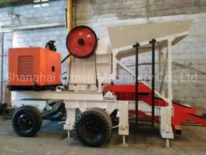 Portable Mini Diesel Mobile Crusher for Quarry Site