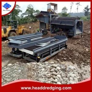 Trommel Screen and Sluice Box Type Mobile Gold Separator T Gold Washing Plant