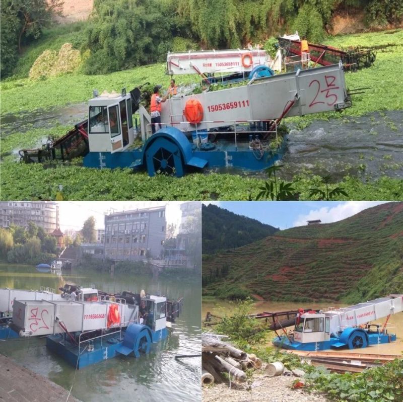 Aquatic Weed Harvester/Garbage Salvage Ship/ Lake Automatic Dredger