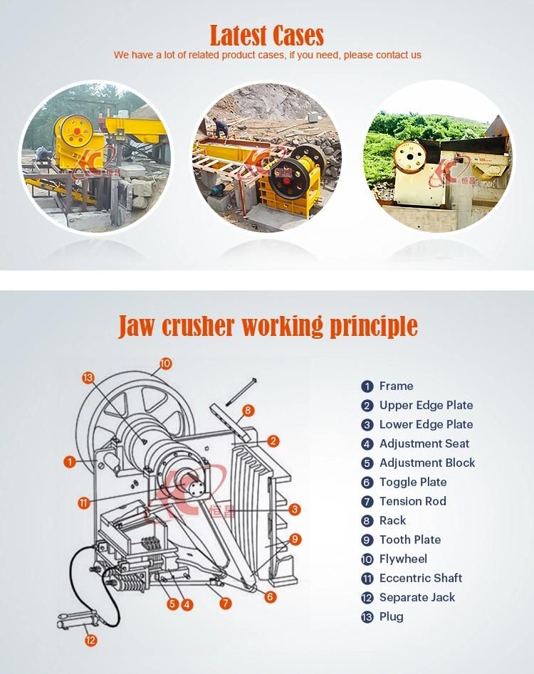 New Design Portable Clinker/Concrete Crushers with Wheels