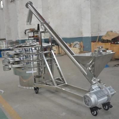 Output 3t/H Length Can Be Customized Grain Powder Screw Conveyor