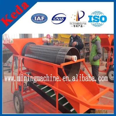 Alluvial Gold Mining Trommel Plant Machine for Ghana