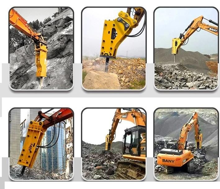 High Quality Hydraulic Breaker Hammer with Various Chisel