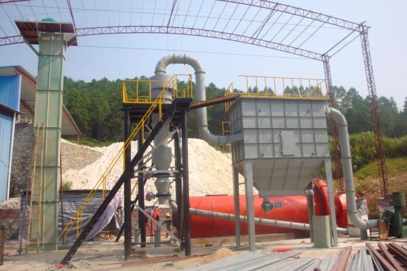 Ball Mill & Horizontal Classifier Production Line/Ball Mill with Horizontal Classifier Production Line for Gypsum, Slag