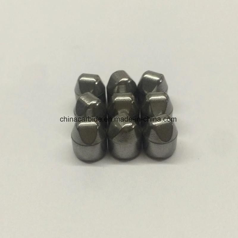 Dia 10-12mm Flat Top Tungsten Carbide Serrated Buttons for Mining