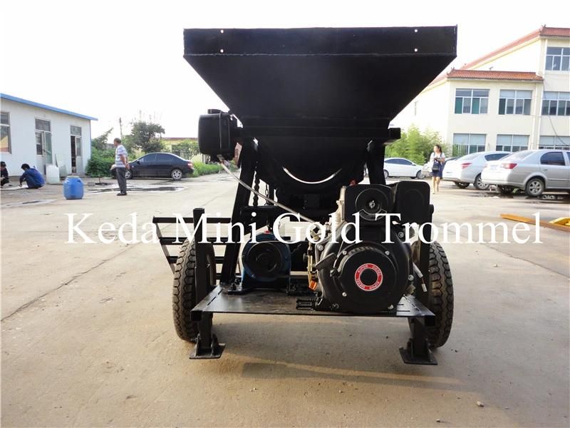 Customized Portable Alluvial Gold Washer Trommel Machine for Sale