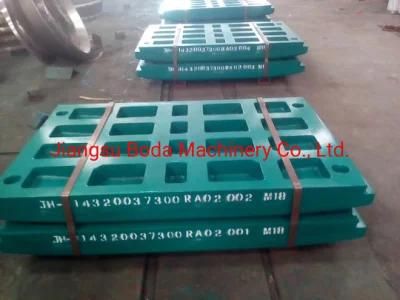 High Manganese Steel Nordberg Jaw Crusher Wear Spare Parts C80 Fixed Jaw Plate