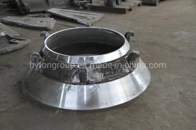 Cone Crusher Spare Wear Parts Nordberg Symons 4 1/4 5 1/2 Mantle and Bowl Liner