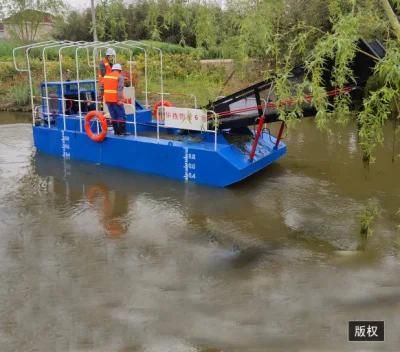 Keda Mini -Semi Automatic Water Hyacinth Harvester Ship