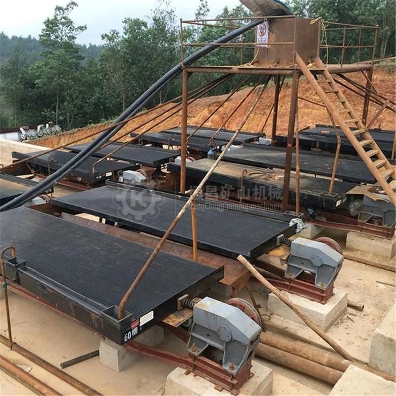 High Recovery Rock Gold Mining Gravity Shaking Table Concentrator Equipment