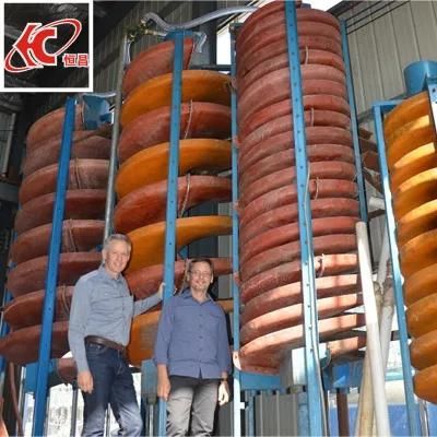 Mining Machine Gold Concentrator Gravity Separator Line for Spiral Chute