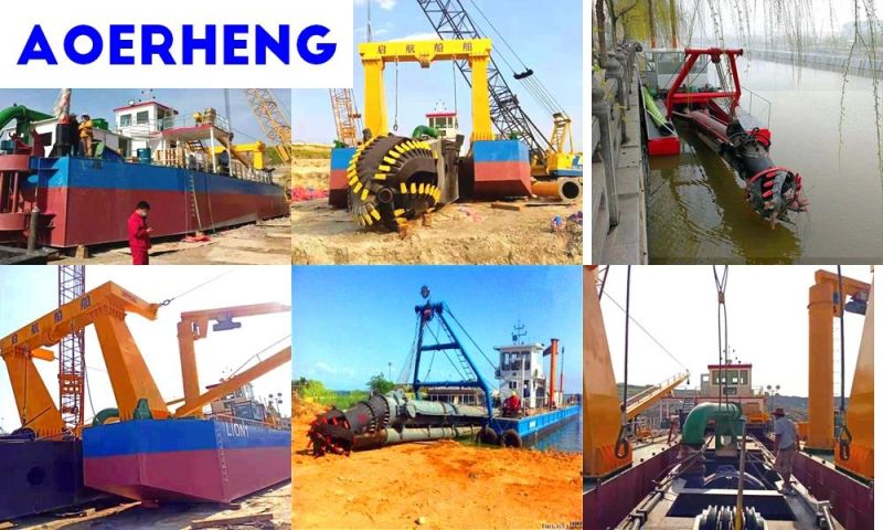 18/20/22/24/26 Inch Hydraulic Cutter Suction Sand Dredger with Diesel Engine Used in The River Sand /Lake Mud Cleaning/Port Cleaning /Gold Collecting