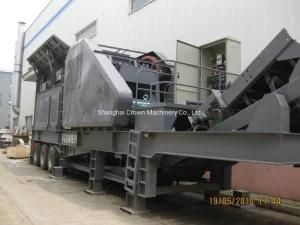 Rock Stone Jaw Crushing Rock Tyre Mobile Crusher