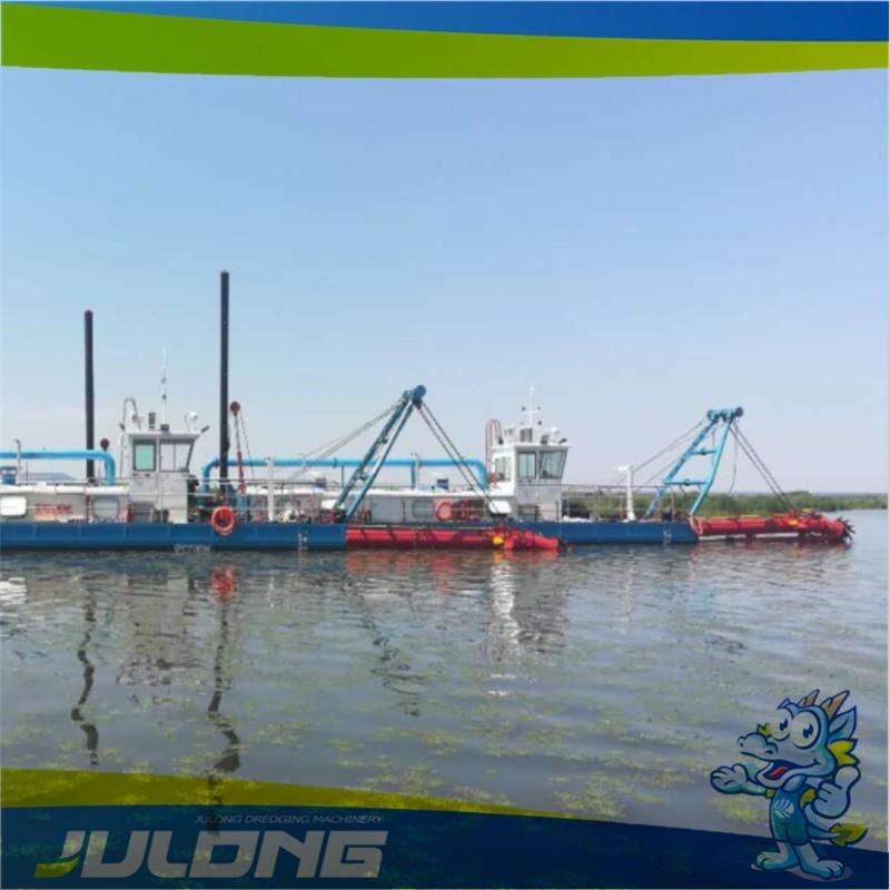 Dismantle Dredger in Shallow Water