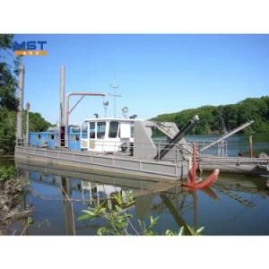 China Low Price Diesel Engine Hydarulic Cutter Suction River Dredger Used in River Sand