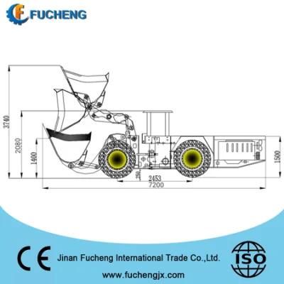 High efficient underground LHD loader with Deutz engine for mining