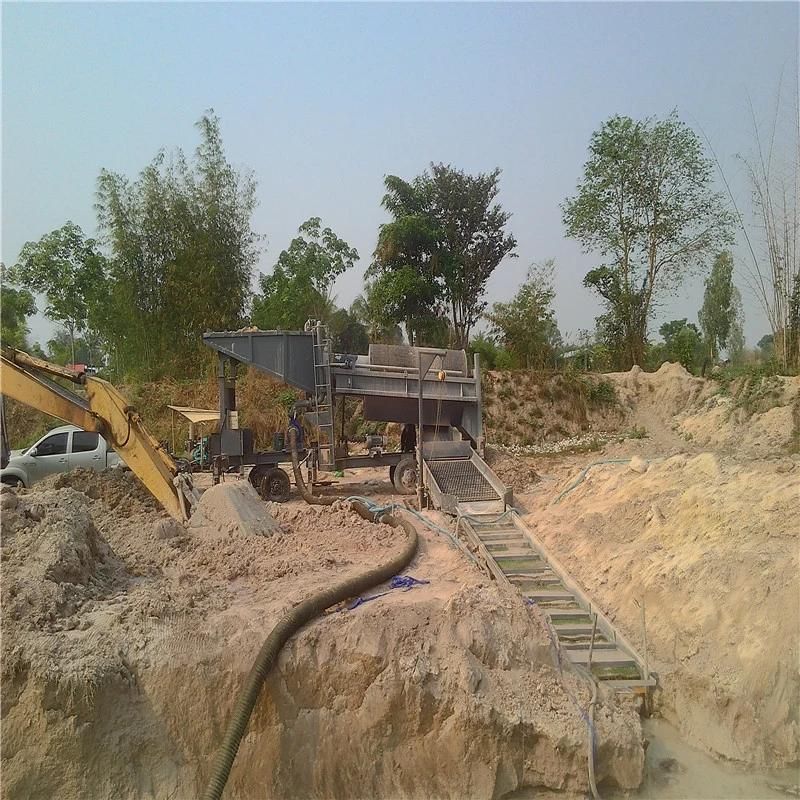 Gold Mining Trommel Machine Gold Gravity Separating Washing Trommel Plant