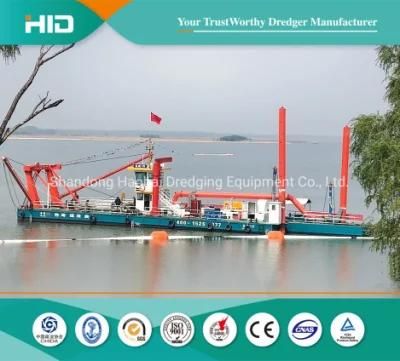 Clear Water Flow 5500m3/H Double Pump Cutter Suction Dredger for Sand Mining Project