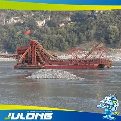 Julong-Bucket Chain Gold Mining Diamond Dredger for Hot Sale