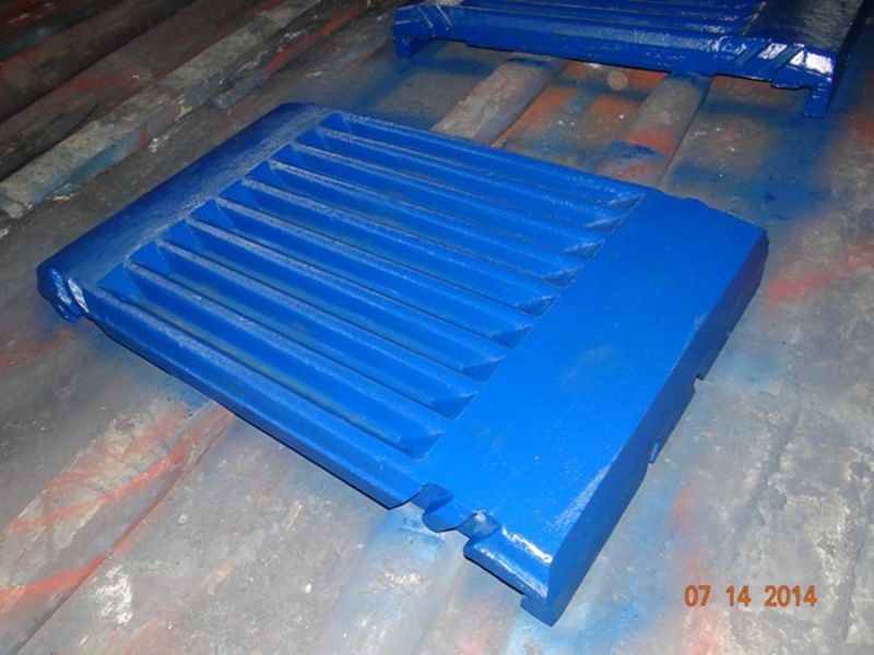 Jaw Crusher Parts Liner Plate Cheek Plates