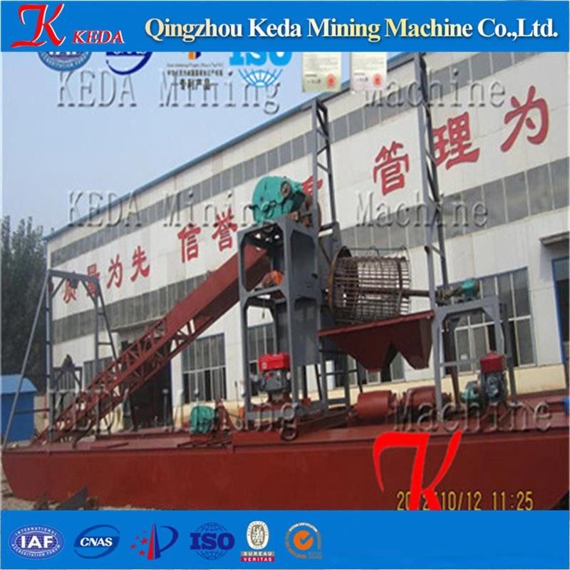 Alluvial Keda Supply Chain Bucket Gold Dredger