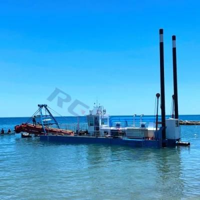 Hydraulic Water Flow 3500 Cubic Meter 18 Inch Cutter Suction Dredger with Underwater Pump ...
