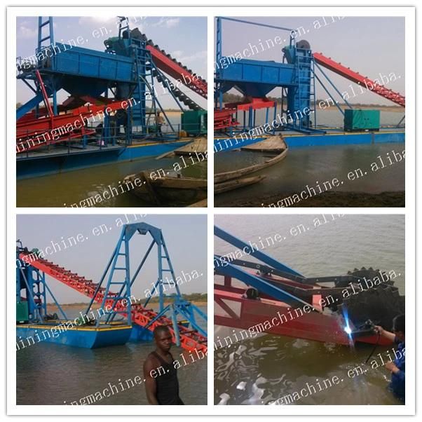 Qingzhou Keda Dismantle Design Bucket Chain Sand Dredger Ship for Sale