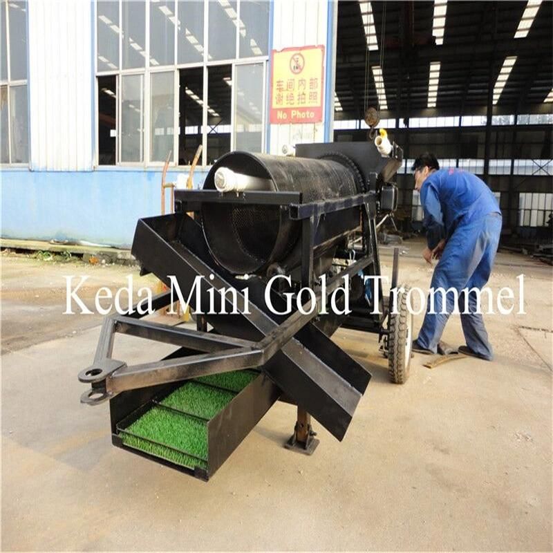 Keda Gold Washing Screen Small Capacity Gold Trommel Screen