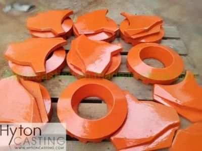 Hyton Spare Wear Parts Upper Wear Plate Suit Barmac B6150se 690std VSI Crusher