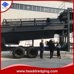 High Efficiently Mobile Gold Trommel Wash Plant for Sale