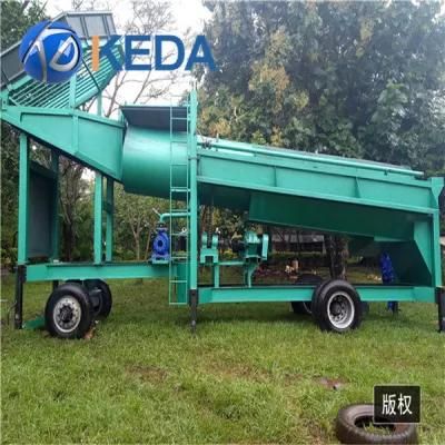 Gold Processing Washing Plant Rotary Trommel Screen Mobile Drum Scrubber Sand Rock Gold