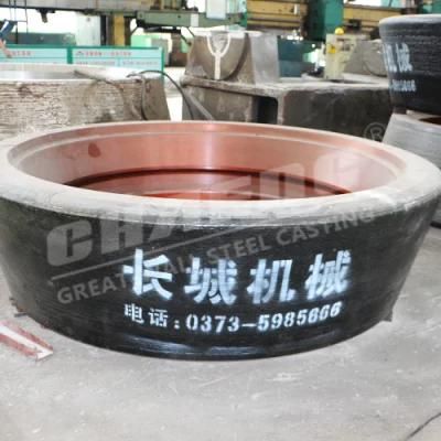 Large Mining Vertical Mill Parts Cast Steel Grinding Roller Shell