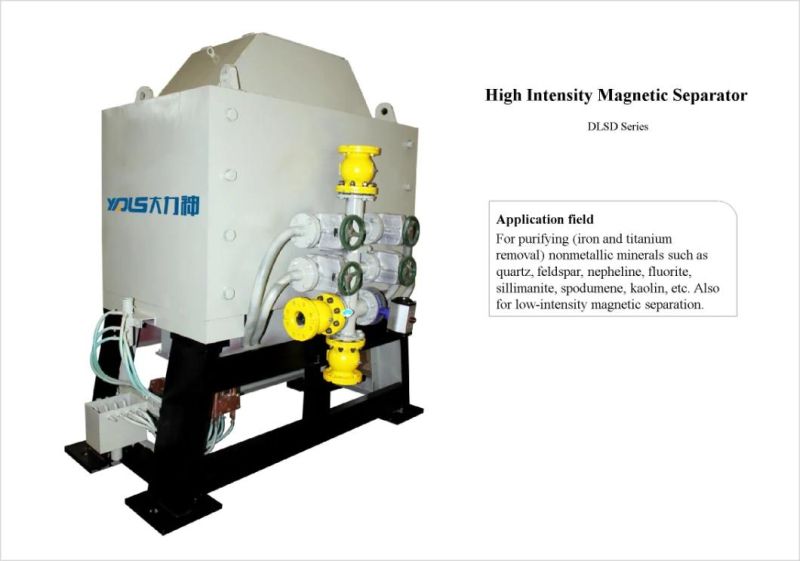 Non-Metal Minerals Magnetic Separator Dlsd Series Machine