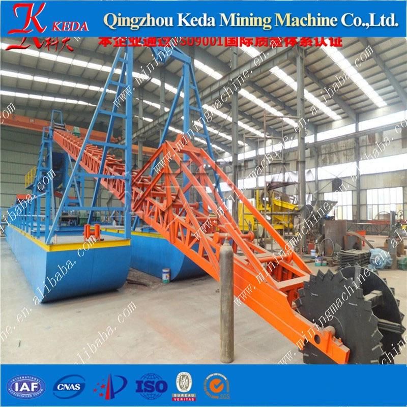 River Channel Mud Dredger Chain Gold Dredger