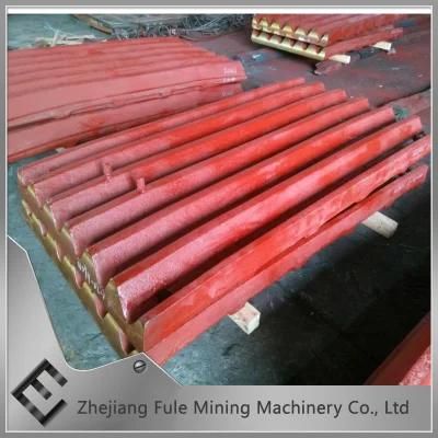 Manganese Steel Jaw Plate Casting Parts for Jaw Crusher