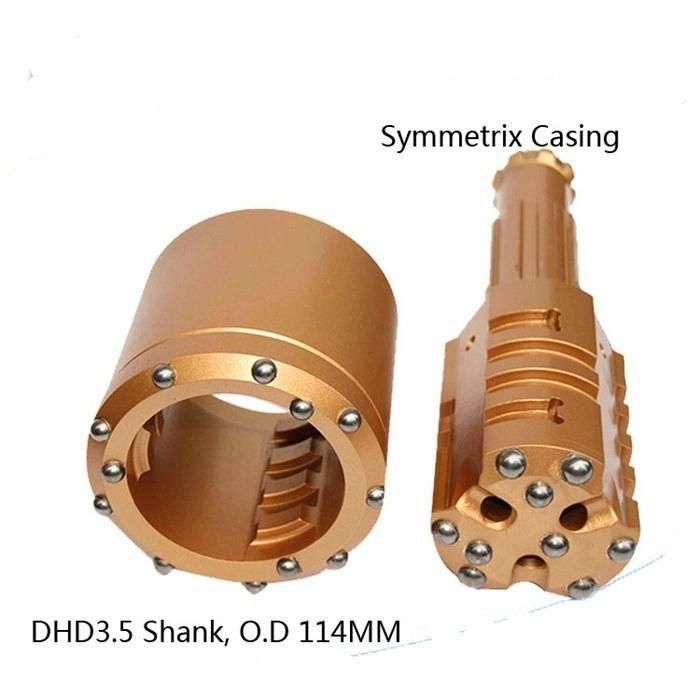 Top Hammer 114mm Symmetric Overburden Casing System