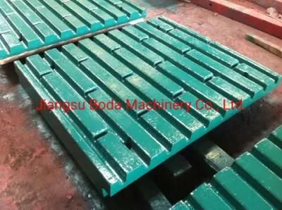 Manganese Steel Jm1511 Crusher Spare Wear Parts for Sandvik Jaw Crusher Plate