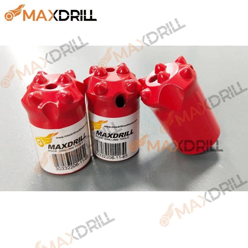 Maxdrill Factory Price Tungsten Carbide 32mm 35mm 36mm 38mm 40mm 12 Degree Taper Button Bit