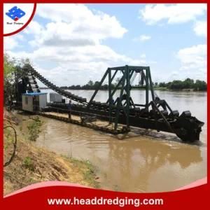 Chinese Factory Price High Capacity Sand Gold Chain Bucket Dredger for Sale River