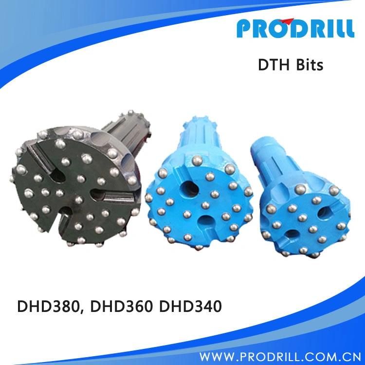 DHD340A/DHD350/DHD360/DHD380 DTH Drilling Hammer Bits