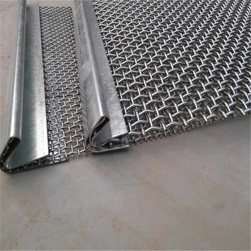 High Carbon Steel Wire Mining Screen Mesh Tension Wire Mesh with Hooks Stone Screen