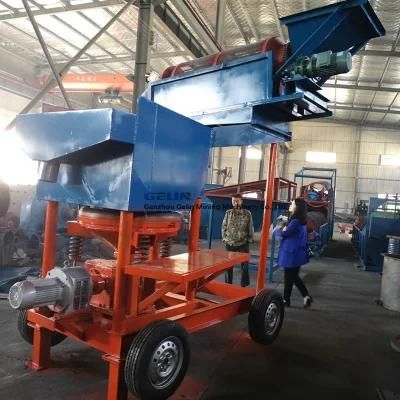 10-20tph Mineral Washing Equipment Portable Gold Processing Plant
