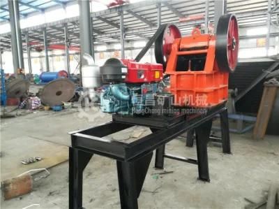 PE-250*400 Diesel Jaw Crusher Engine, Stone Jaw Crusher, Stone Crusher with Diesel Engine