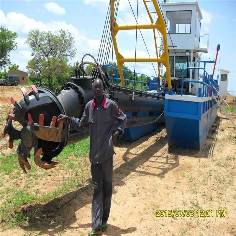 12 Inch Gold Dredge Dredging Machine Hydraulic Sand Mud Pump Dredger Cutter Suction Dredger