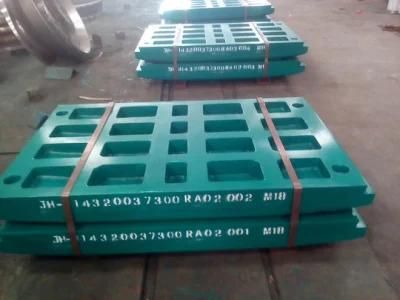 Jaw Plate Suit for Nordberg C145 Jaw Crusher Spare and Wear Parts Plate