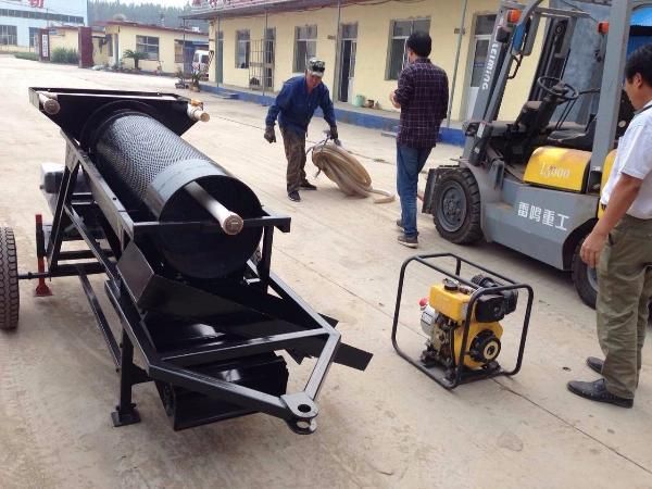 Small Portable Rotary Trommel Screen, Gold Washing Trommel Screen