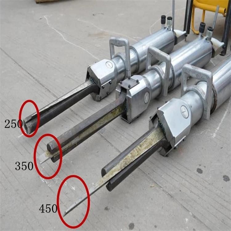 350mm Wedge Length Hydraulic Rock Splitter Machine for Breaking Stone