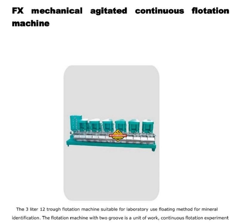 Xfd Single Trough Flotation Cells Lab Flotation Machine